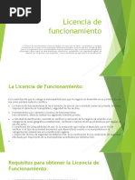 Requisitos para Licencia de Funcionamiento | PDF