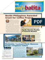 Nestlé Philippines Awarded Grant For Coffee Project: Wastewater Treatment Plants Showcase Nestlé's Compliance Culture