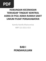 Download Hubungan Kecemasan Terhadap Tingkat Kontrol Asma Di Poli Asma Rumah Sakit Umum Pusat Persahabatan by mila SN363700480 doc pdf