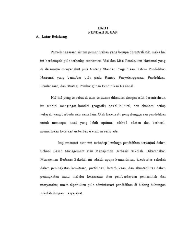 Program Kerja Humas MTs Al Ikhlas | PDF
