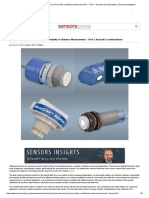 Choosing An Ultrasonic Sensor For Proximity or Distance Measurement - Part 1 - Acoustic Considerations - Sensors Magazine