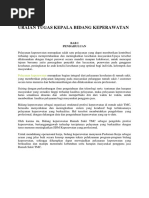 Download Uraian Tugas Kepala Bidang Keperawatan by Jusri Duri SN363705788 doc pdf