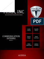 Tesla, Inc: Internal & External Communication Analysis