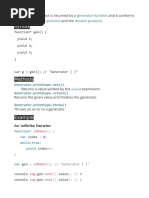 Syntax: Generator Function Iterable Protocol Iterator Protocol