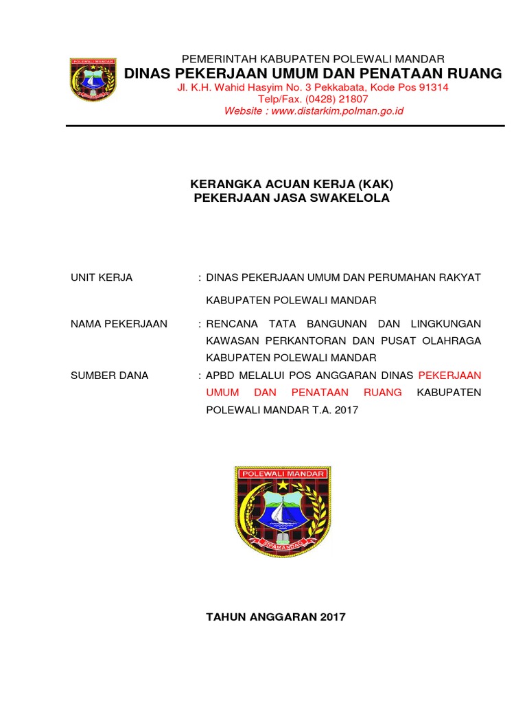 RTBL Kawasan Perkantoran Polewali Mandar | PDF