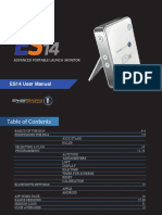 ES14 User Manual: Advanced Portable Launch Monitor