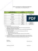 Jadwal Ekstrakurikuler