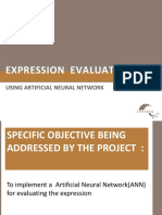 Expression Evaluation: Using Artificial Neural Network