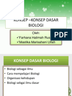 Konsep Dasar Biologi