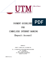 Payment Guidelines FOR Cimbclicks Internet Banking (Deposit Account)
