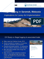 Illegal Logging in Sarawak, Malaysia: Implications For Lacey Act Implementation