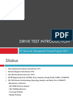 Drivetest Introduction Management Trainee 2011 Proposal