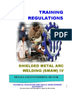 Training Regulations for Welding Alloy Steel Pipes Using SMAW