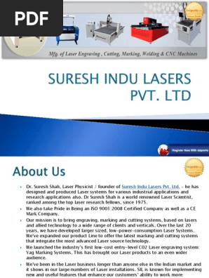 237873109-Laser-Machine-Manufacturer-Suresh-Indu-Lasers-Pvt-Ltd.pptx