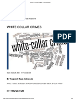 White Collar Crimes - Lawschoolnotes