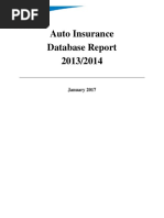 Auto Insurance Database Report 2013/2014: January 2017