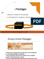 Group Umrah Packages Customized Umrah Packages