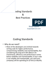Coding Standards & Best Practices: Balaji Uppala