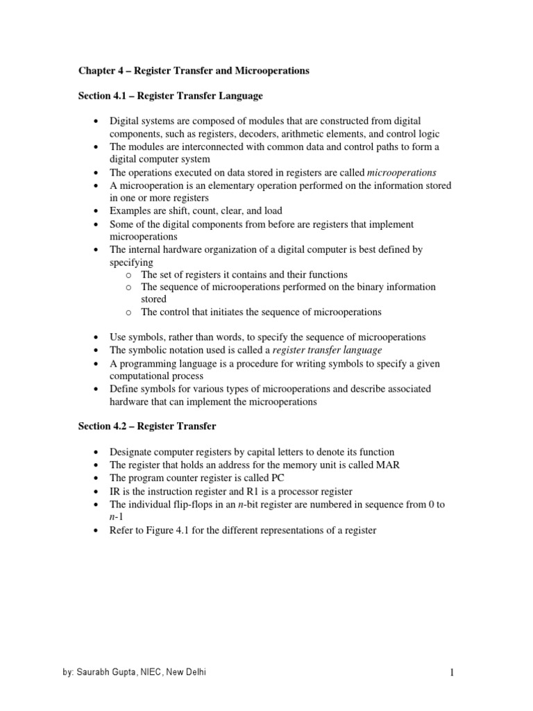 Uploads Notes Btech 5sem Cse CA Notes | PDF | Logic Gate | Computer ...