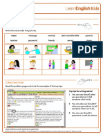 Writing Practice Problem Page Worksheet PDF
