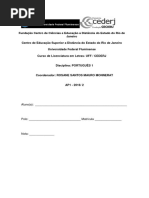 AP1 - Portugues I - 2016-2 (1)