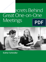 The Secrets Behind Great One On One Meetings