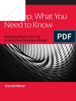 Hadoop What You Need to Know