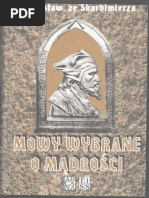 Stanisław Ze Skalbmierza - Mowy Wybrane o Mądrości | PDF