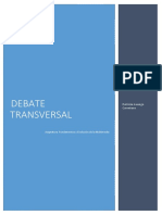Debate Transversal.