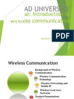 Lec 1 - Introduction To Wireless Communication