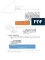 Calculate volumes of geometric shapes