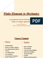 Finite Element Method Introduction for Mechanics Problems