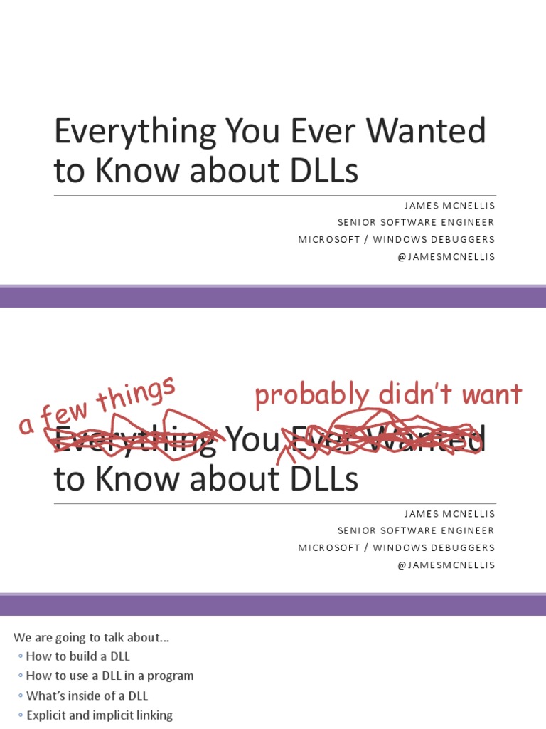 Understanding DLLs and Their Usage | PDF | Computer Libraries ...
