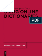 Using Online Dictionaries PDF