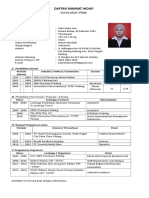 Daftar Riwayat Hidup: Curriculum Vitae