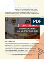 Current Affairs for IAS Exam (UPSC Civil Services) | Sovereign gold bond and gold monetization schemes  review of performance - Best Online IAS Coaching by Prepze