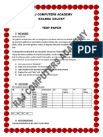 Test Paper PDF