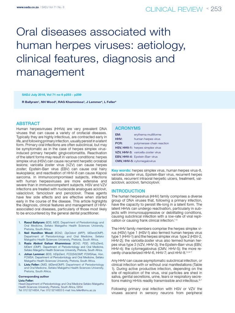 05 Herpes Simplex Infection