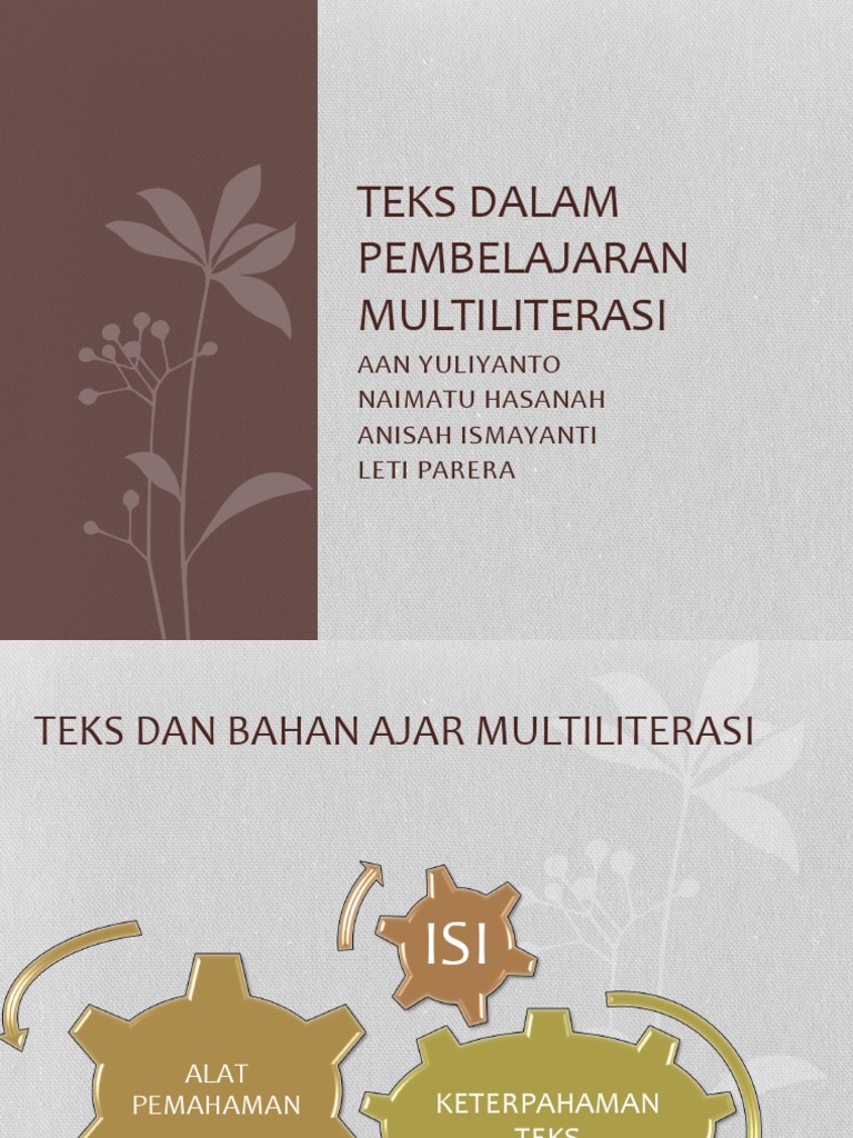 Keterbacaan Teks dalam Pembelajaran Multiliterasi | PDF