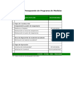 Costos-Plan Ambiental Canal