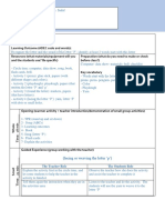 (Lacing or Weaving The Letter P') : The Teacher Role The Students Role