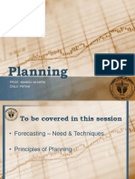 Forecasting Techniques Planning Principles