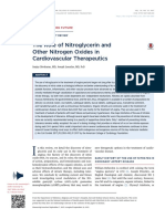 The Role of Nitroglycerin and Other Nitrogen Oxides in Cardiovascular Therapeutics