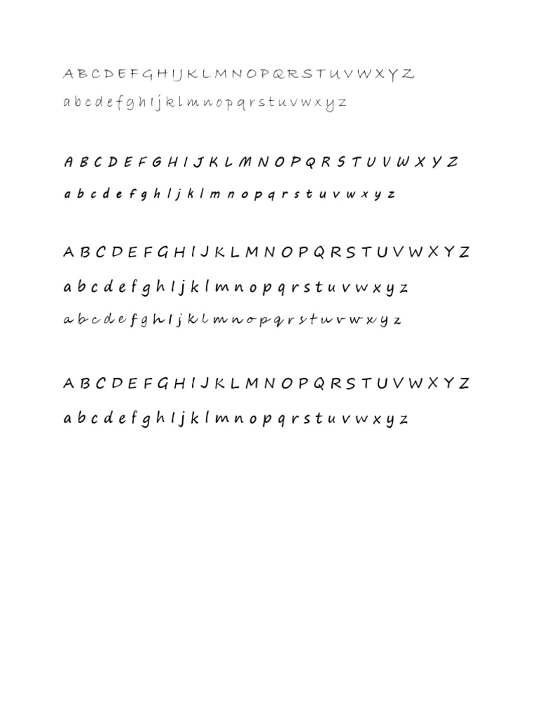 Handwriting | PDF