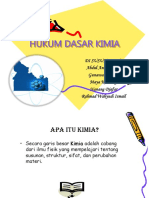 Hukum - Hukum Dasar Kimia