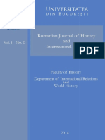 Jurnal de Istorie Si Studii Internaționale Romania PDF