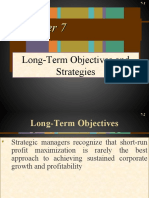 Chapter 7: Long-Term Objectives and Strategies