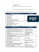 Información para Cierre de Proyecto