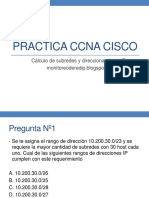 CCNA Cisco - Cálculo IP Subredes