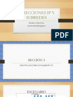 Direccionamiento IP y subredes